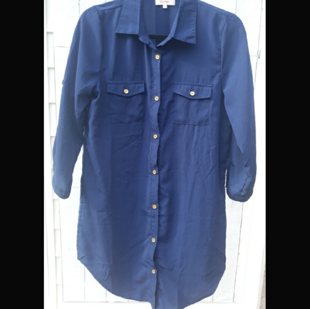 Button up dress